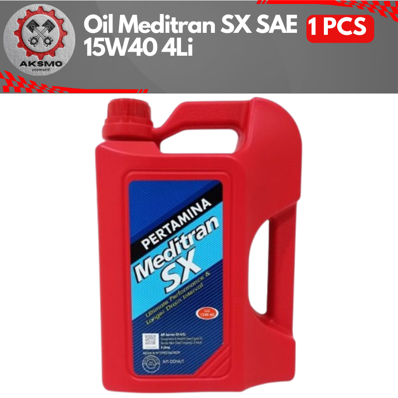 Meditran Sx Sae 15W40 4 Liter Diesel Engine Oil Harga 235,000 rupiah*Gratis Ongkir