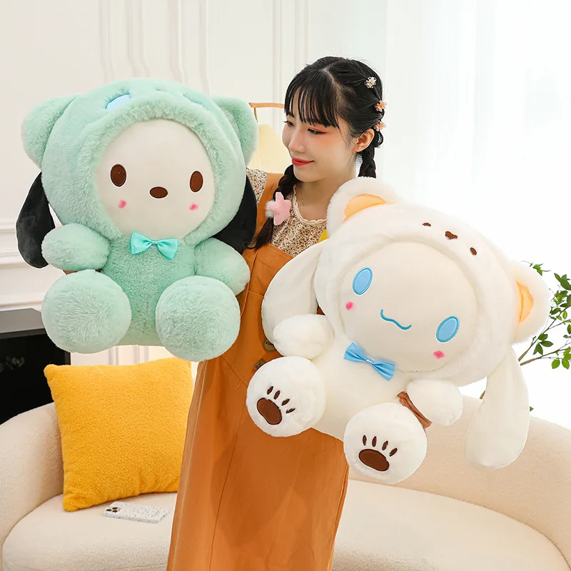 Boneka Cinnamoroll Pochacco Kuromi Jumbo Size 55cm Mainan Boneka Besar Hadiah Ulang Tahun Anak