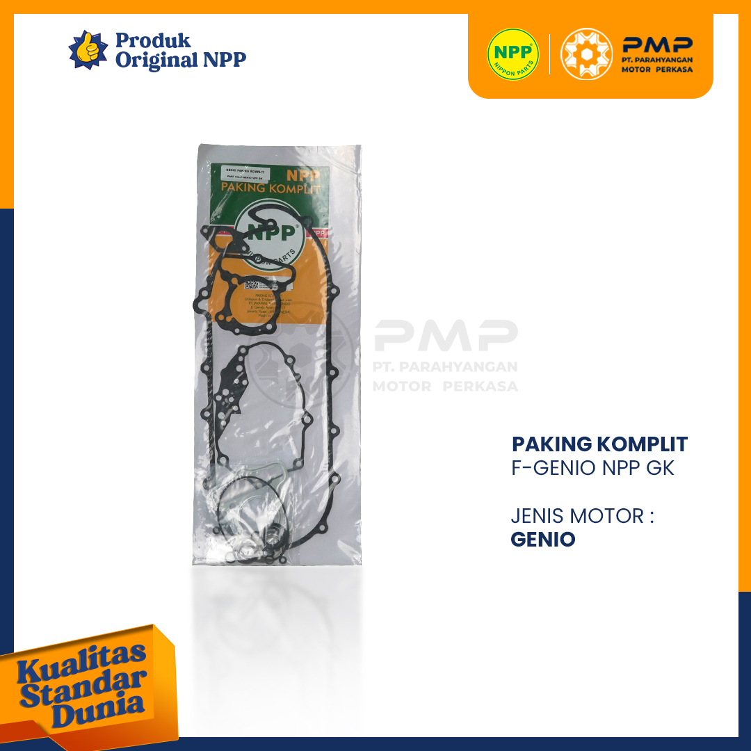 PAKING KOMPLIT FULLSET GASKET GENIO NPP Harga 57,720 rupiah*Gratis Ongkir
