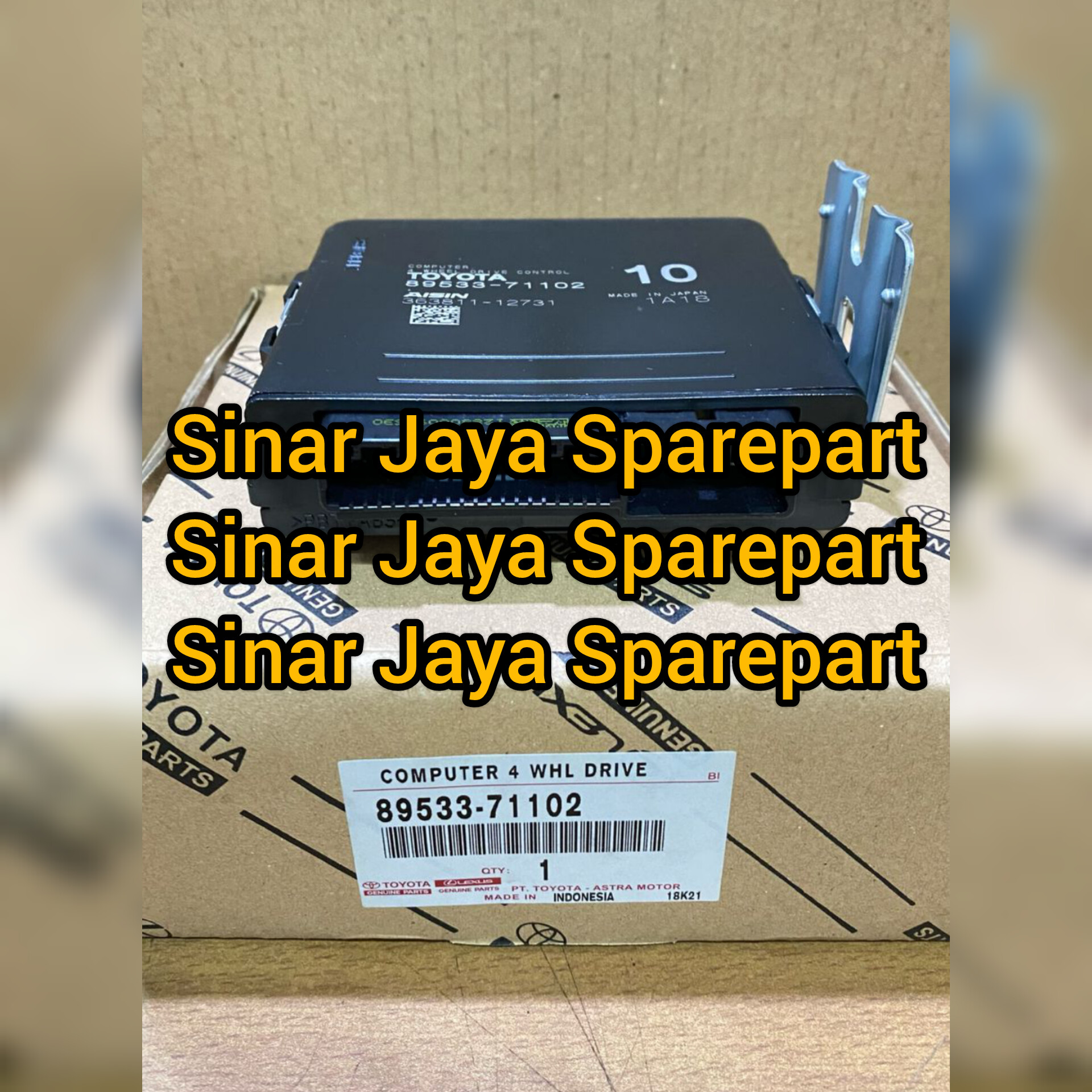 ECU Modul 4WD or computer 4 wheel drive control Hilux Revo 2.5cc 2.4cc Fortuner vrz 2.4cc original 89533-71102 Harga 3,950,000 rupiah*Gratis Ongkir