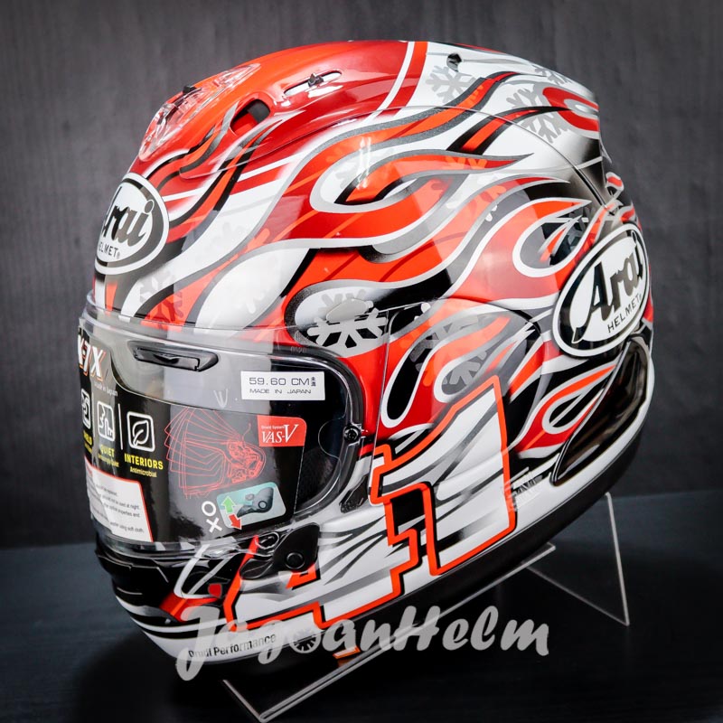 ARAI HELM RX-7X HAGA GP| RED BLACK | ARAI FULLFACE Harga 11,600,000 rupiah*Gratis Ongkir