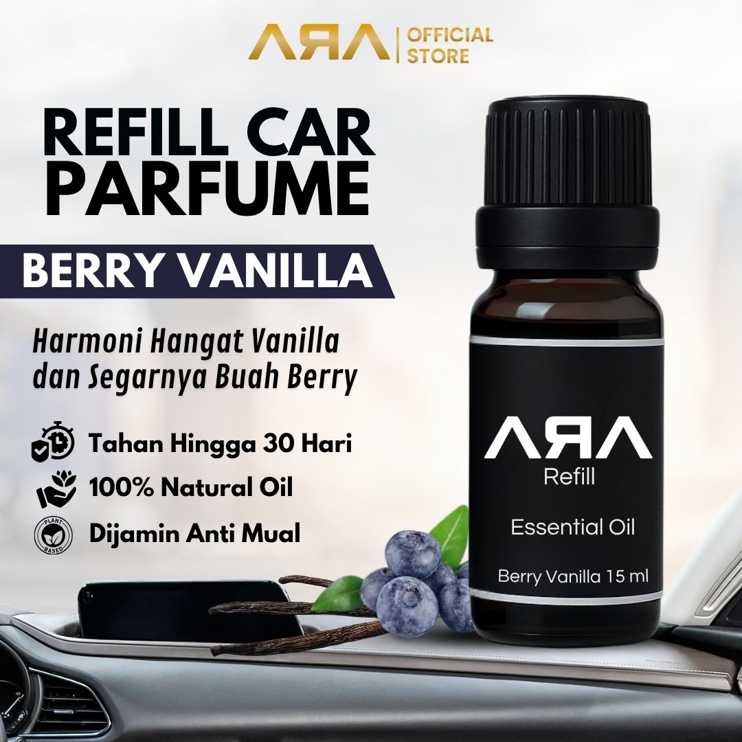 Rumah Wangi ARA - Refill BERRY VANILLA Parfum Pewangi Mobil & Pengharum Ruangan Harga 62,888 rupiah*Gratis Ongkir