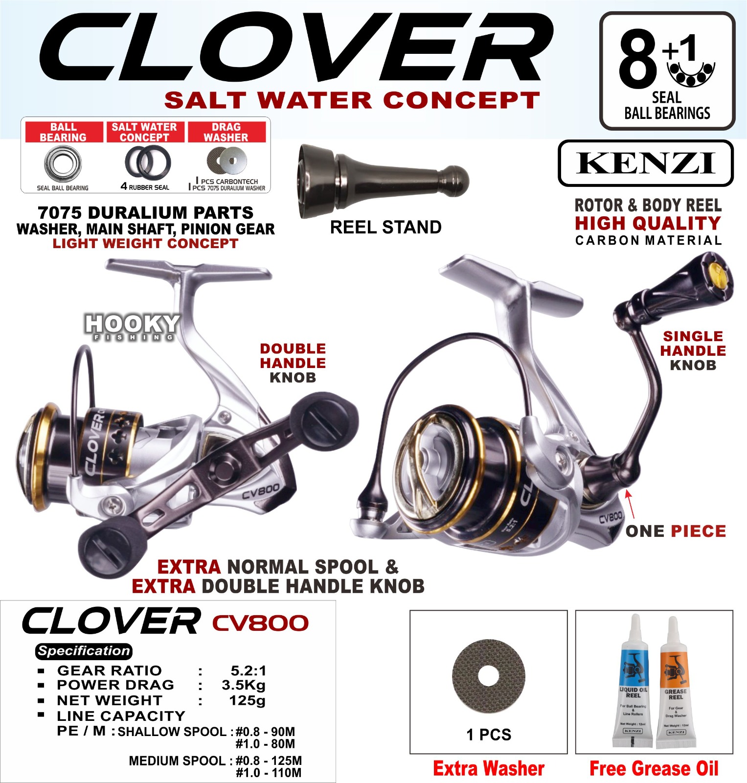 Reel Under Head Bravo Kenzi - Jual Reel Under Head Bravo Kenzi