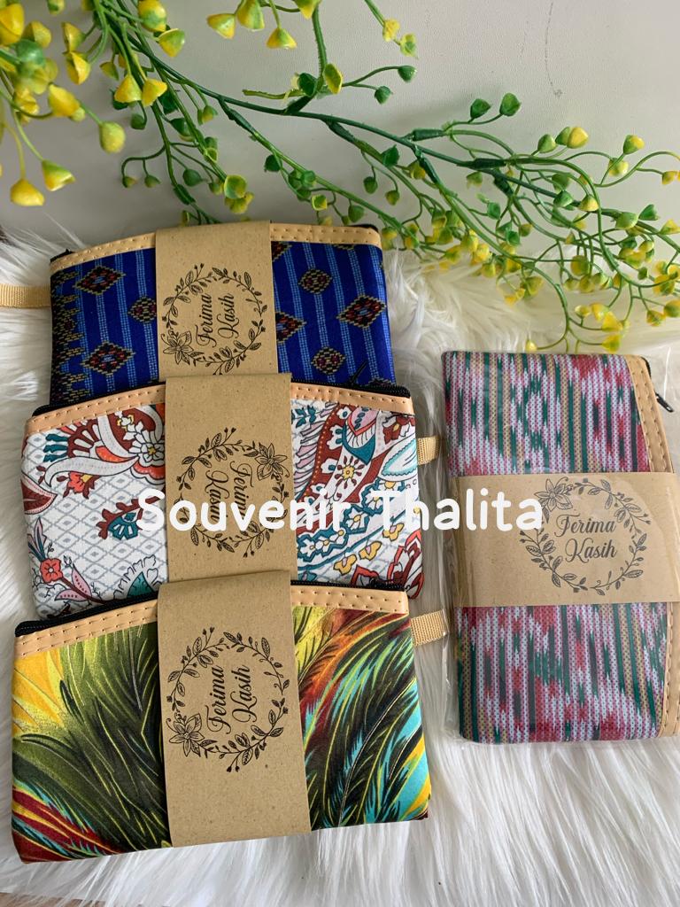 Isi Souvenir 25pcs Dompet Batik 16 Dompet Batik Koin IBU Cocok Untuk Souvenir Pernikahan DAN Hajatan