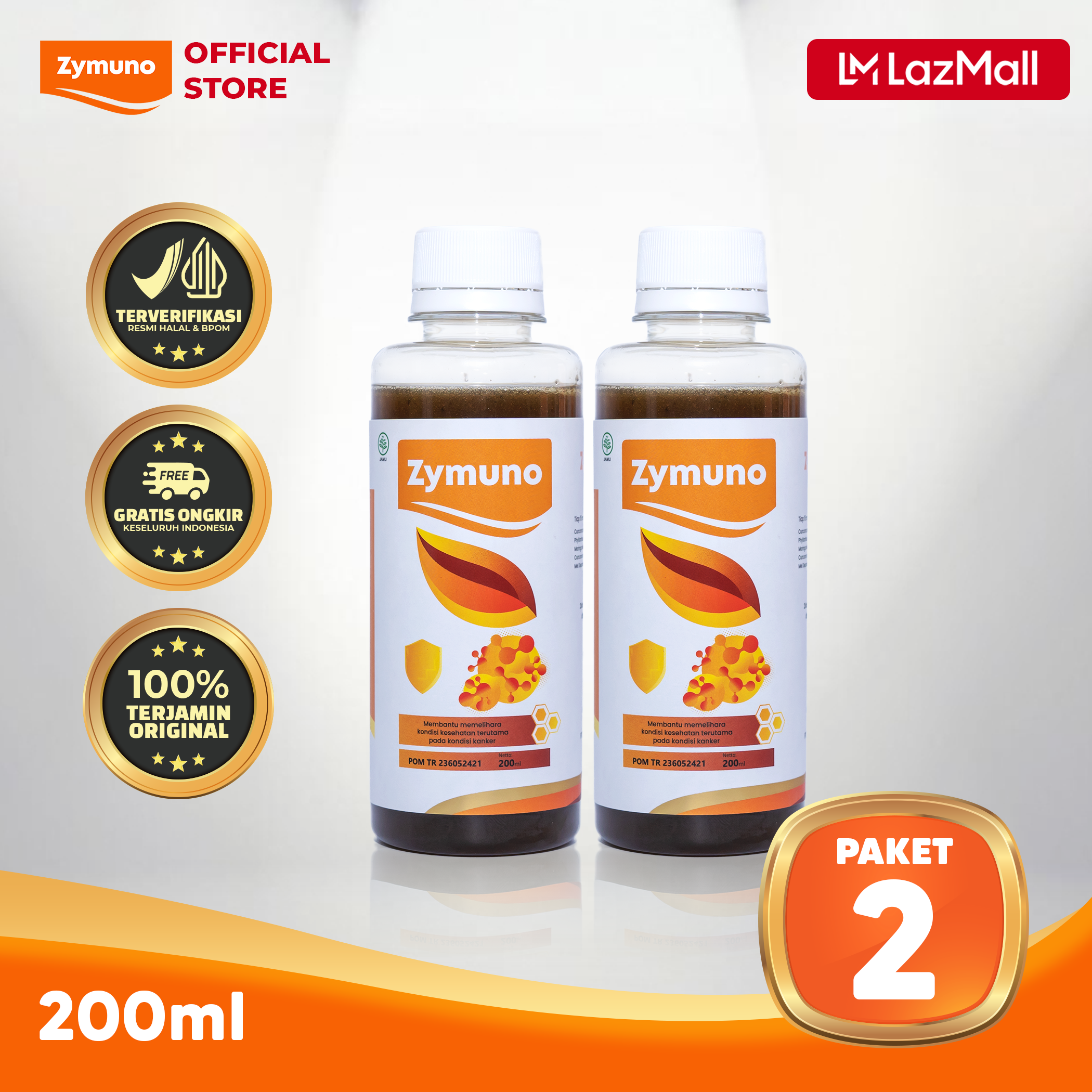 Paket 2 Box - Secara Tradisional Membantu Memelihara Kondisi Kesehatan Pada Penderita Kanker Harga 288,000 rupiah*Gratis Ongkir