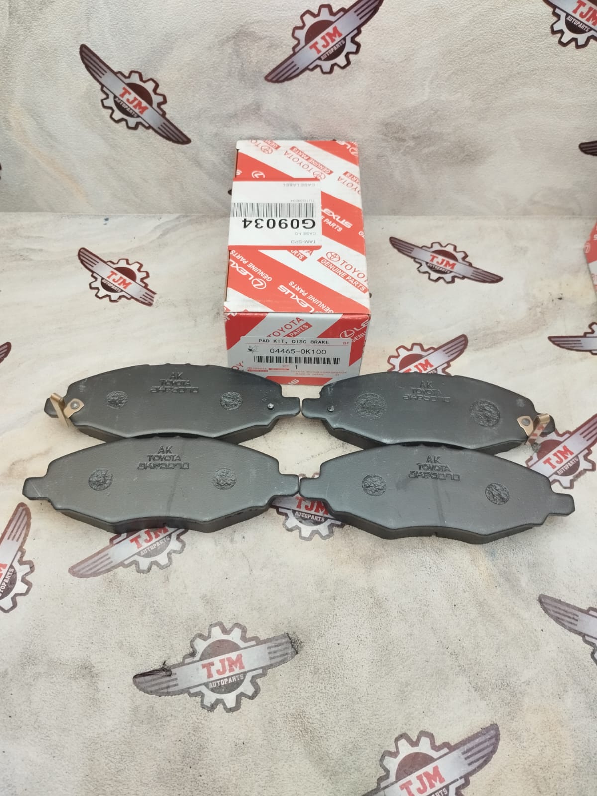 Brake Pad Kampas Rem Depan Innova 04465-0K100 Harga 77,500 rupiah*Gratis Ongkir