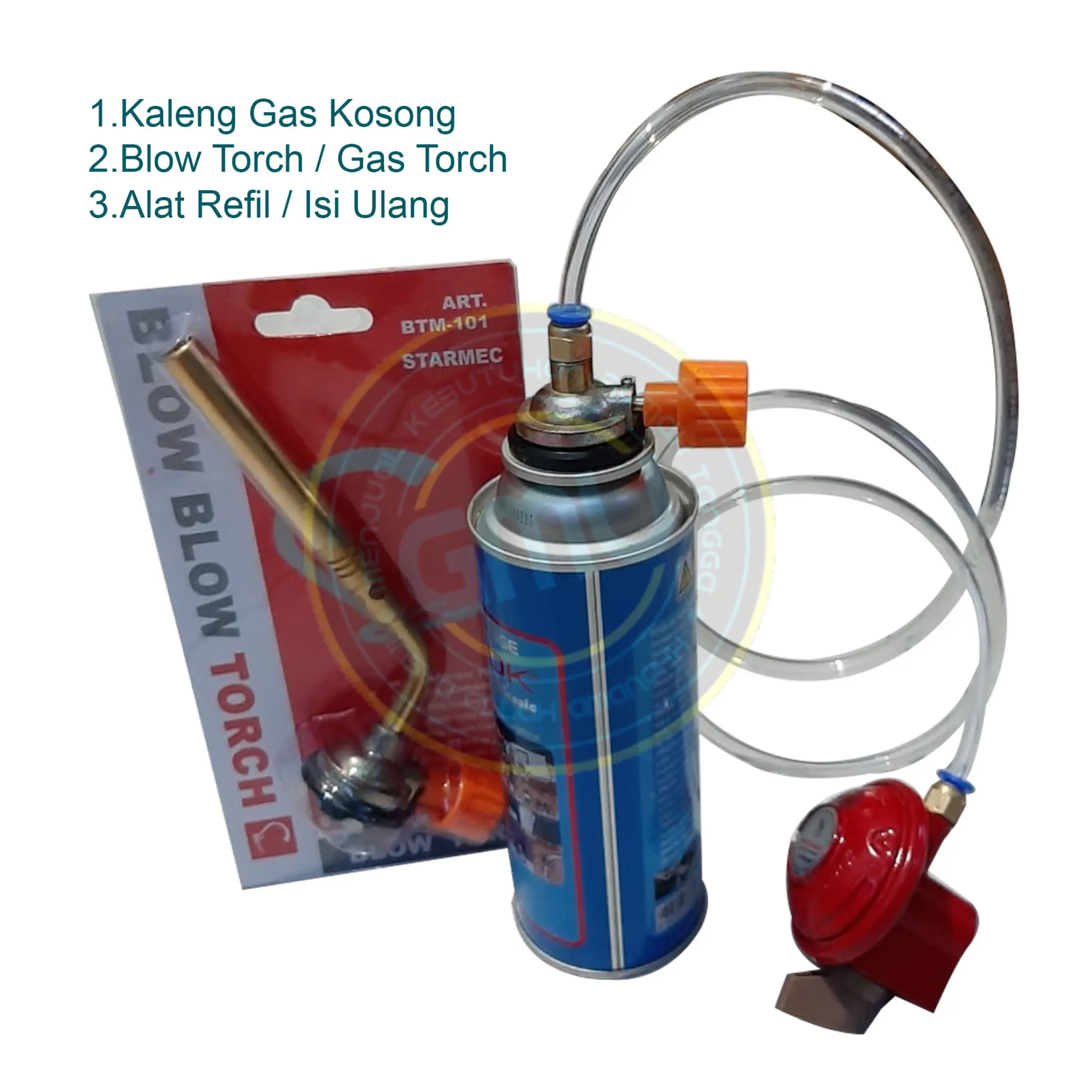 Satu Set Alat Refil Isi Ulang Gas Kaleng Gas Torch Blow Torch Kaleng Gas Kosong Lazada Indonesia