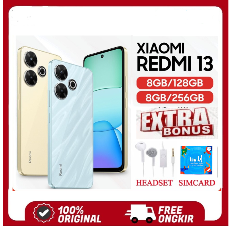 Xiaomi Redmi 13 8/128GB | 8/256GB Helio G91 ultra-warranty Giá 1,680,000 Đồng*Miễn phí vận chuyển