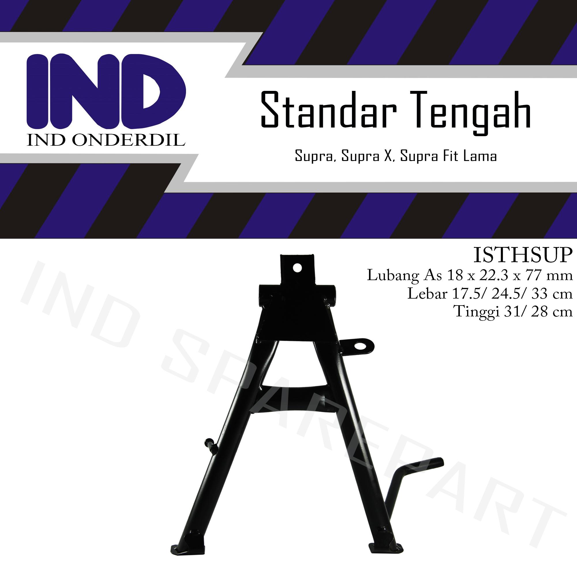 Standar-Setandar-Standard-Standart-Jagang Tengah-2-Main Stand Honda Supra 100 & Supra X 100 Cakram & Supra Fit Lama-Old Harga 84,650 rupiah*Gratis Ongkir