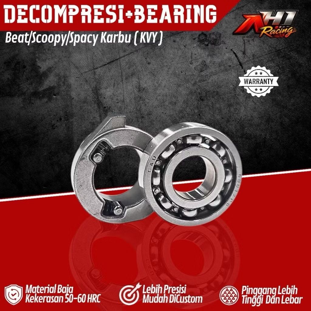 Ads decompremi Noken as beat scopy spacy karbu bearing AH1 Racing Harga 36,000 rupiah*Gratis Ongkir
