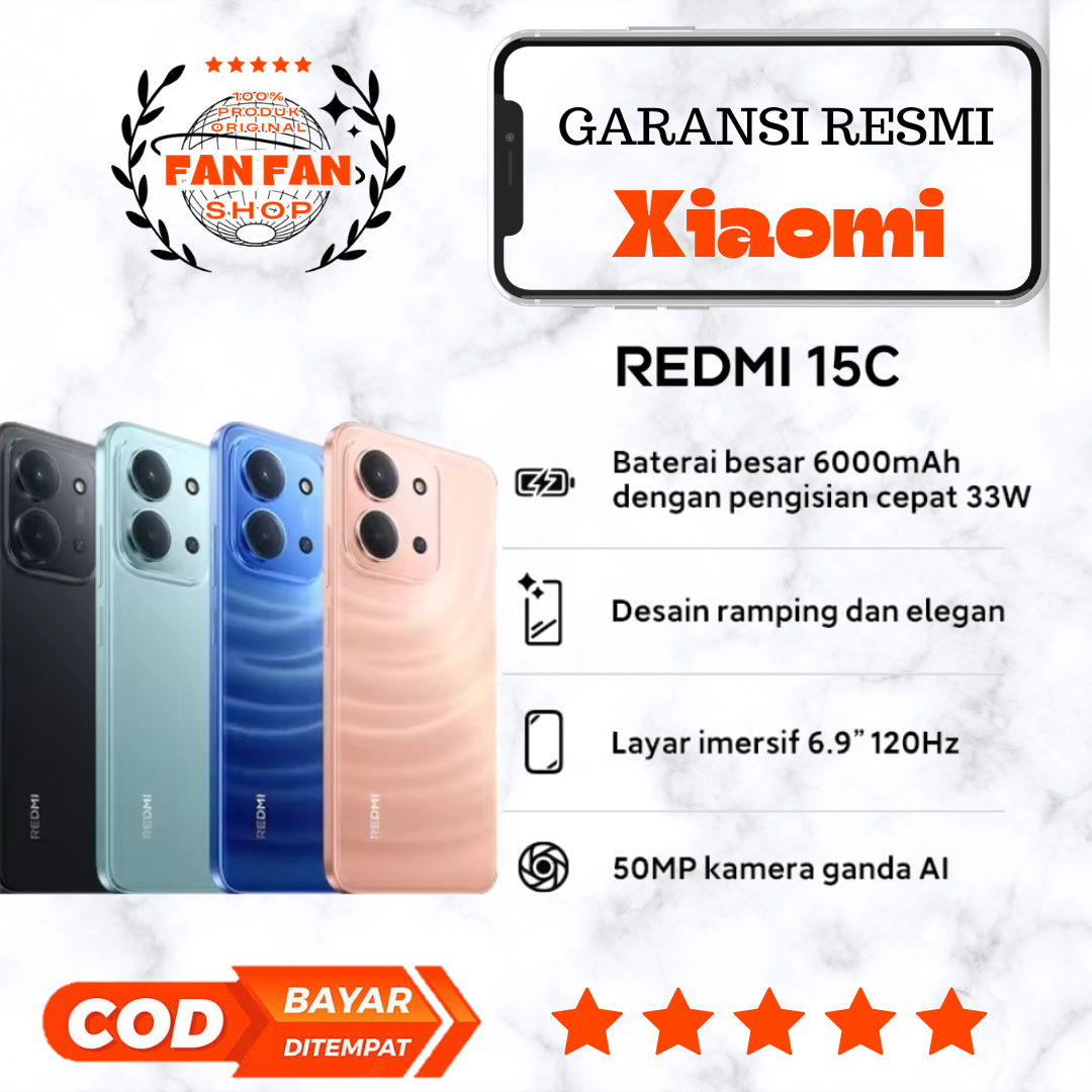 Xiaomi Redmi 14C and 15C (6Gb/128Gb) (8Gb/256Gb) | 6.88 Inch Screen | Refresh Rate 120 Hz | 50 Mp Dual Ai Camera | 5,160 Mah Battery | Nfc - Starry Blue, 6Gb+128Gb Harga  1,721,610 Ringgit*Penghantaran Percuma