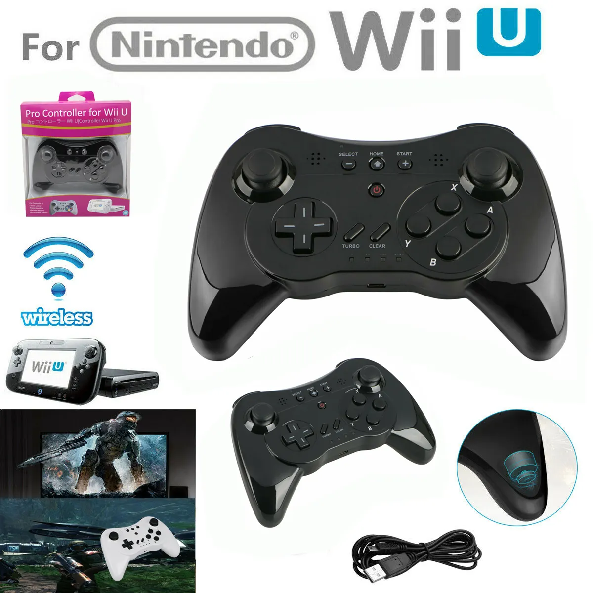 wii u pro controller for sale