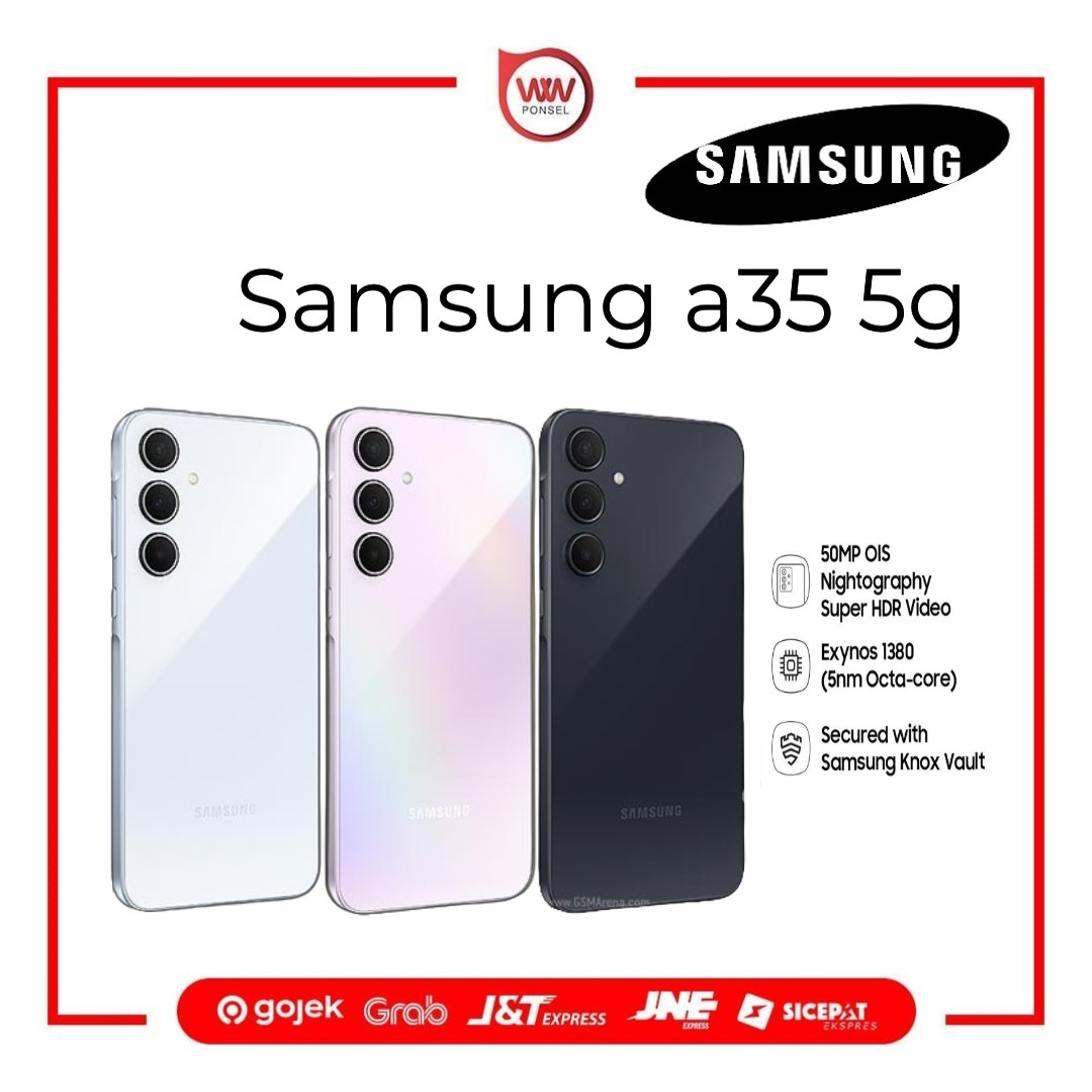 Hp Samsung A35 5G Ram 8GB Internal 256GB Garansi Resmi Giá 4,999,000 Đồng*Miễn phí vận chuyển