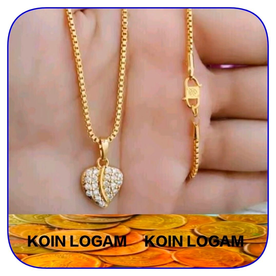 Kalung Emas 18Kgp Asli Free Surat Pembelian Berat Gram