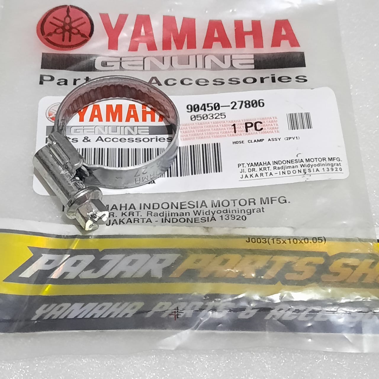 Clamp Cleman Jupiter MX old Vixion MX King WR 155 original Ori Yamaha 90450-27806 radiator hose Harga  15,500 Ringgit*Penghantaran Percuma