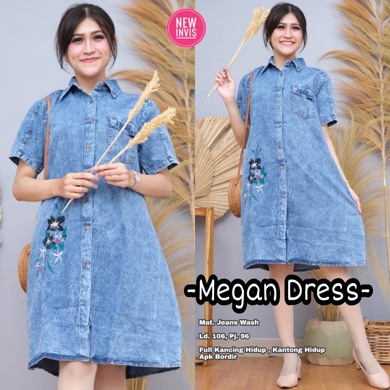 DRESS KASUAL/DRESS JEANS TERBARU/DRESS 