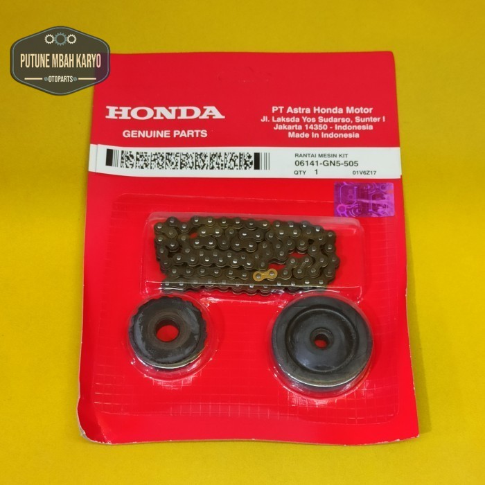 Rantai Keteng Set Roll Kamprat 84 Mata Honda Grand Legenda Supra X GN5 Harga 20,497 rupiah*Gratis Ongkir