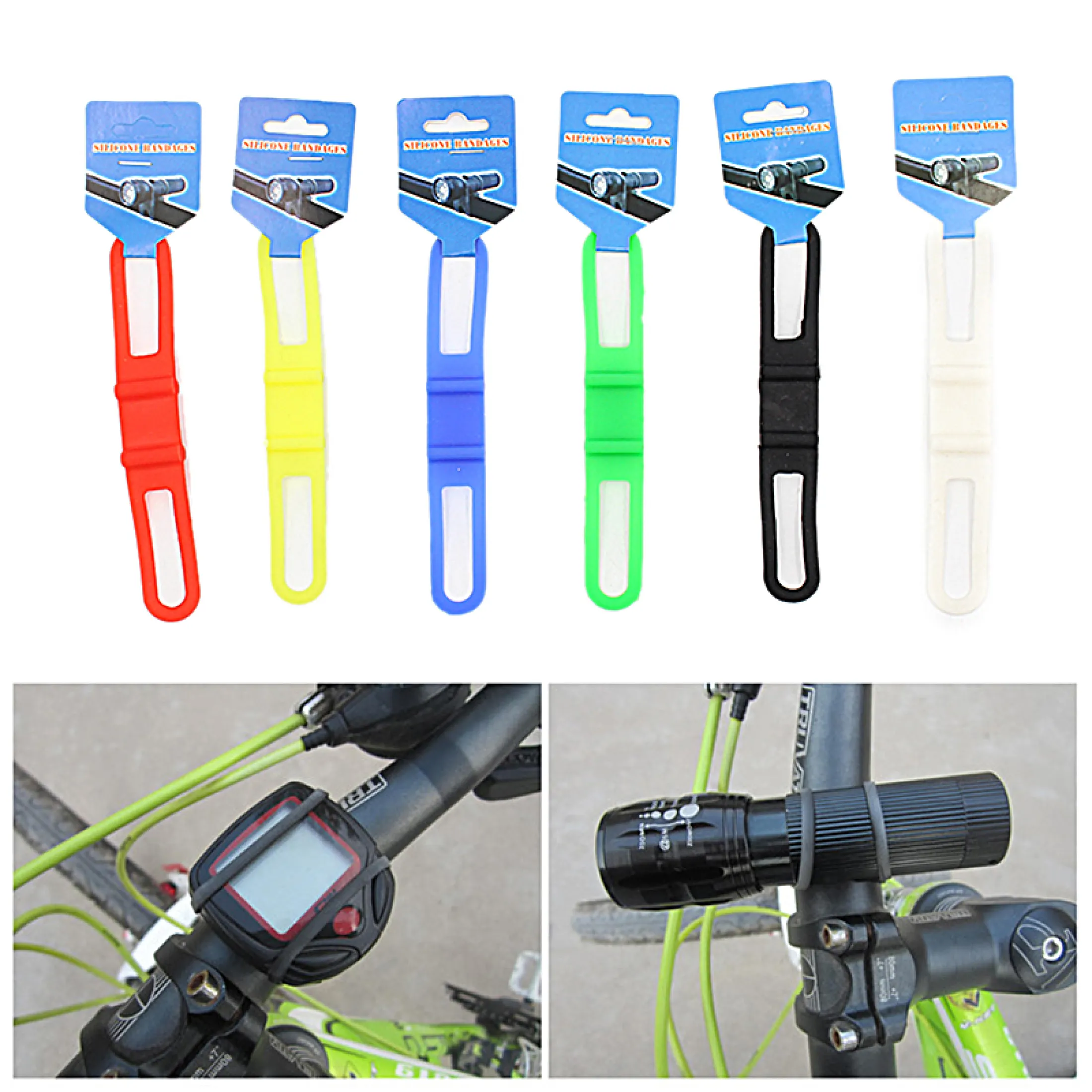 elastic bike lights