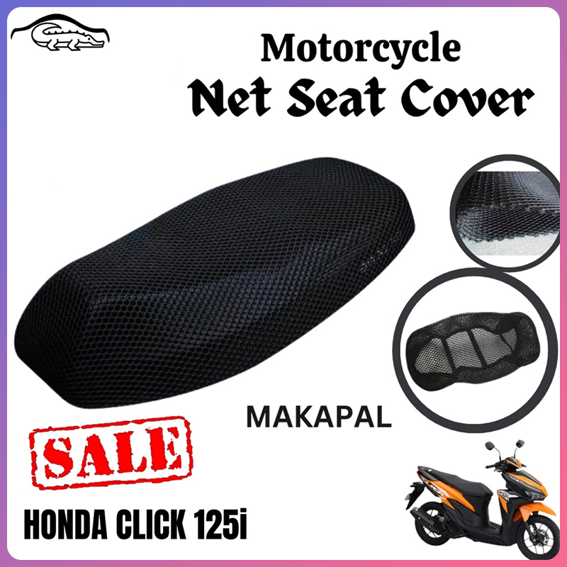 3D breathable non-slip mesh motorcycle seat covers all seasons motorcycle scooter seat cover pad accessories Harga 18,220 rupiah*Gratis Ongkir