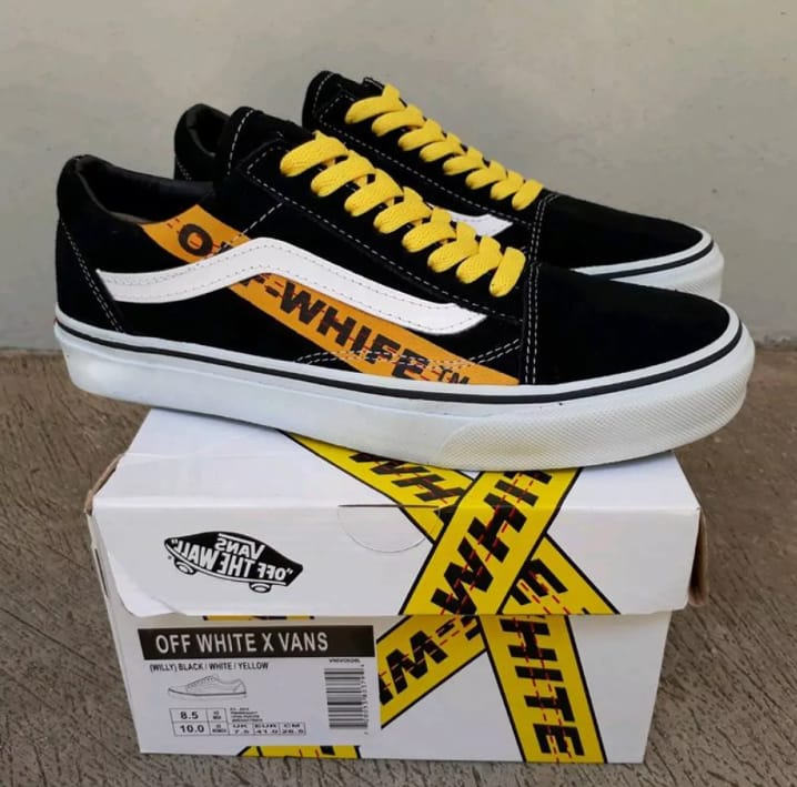 SEPATU OFF WHITE OLD SKOLL MOUTH SERIES