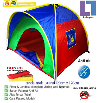 Promo TENDA KEMPING ANAK MOTIF SPIDERMAN KEMAH MAINAN ANAK Diskon 2% di  Seller Aqila Store99 - Cengkareng Timur, Kota Jakarta Barat