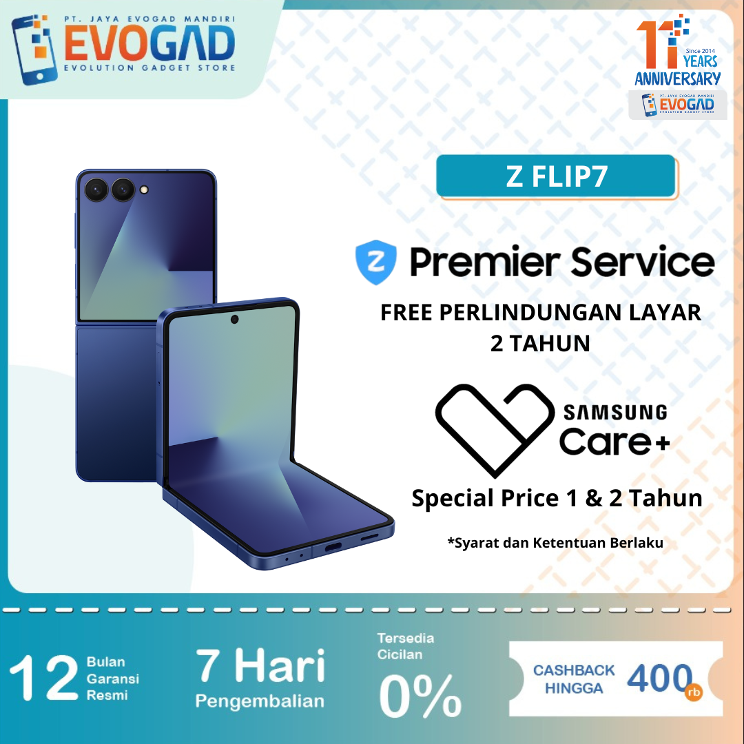 Samsung Galaxy Z Flip7 12/512 Exynos 2500 | Ai Smartphone | 50Mp Camera | 4300 Mah | Official Sein Warranty 1 Year Harga  14,340,000 Ringgit*Penghantaran Percuma