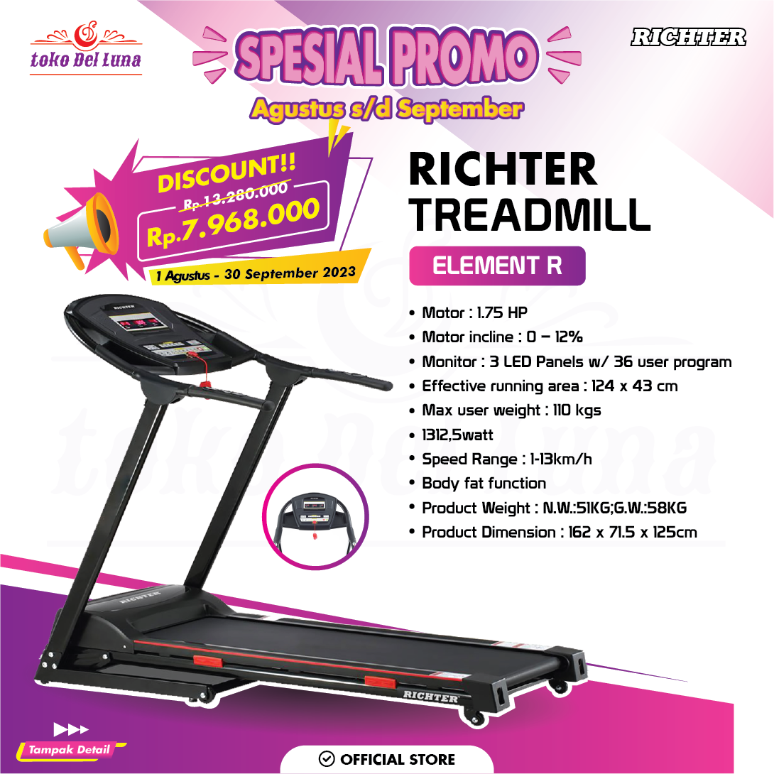 Richter treadmill enigma discount s