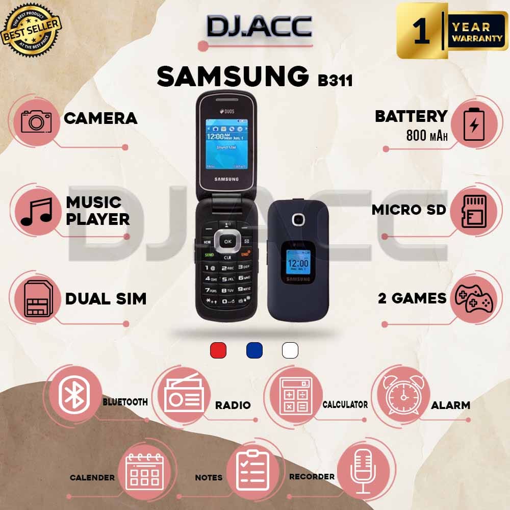 HP SAMSUNG LIPAT GM-B311V DUAL SIM HP SAMSUNG B311 Giá 255,000 Đồng*Miễn phí vận chuyển