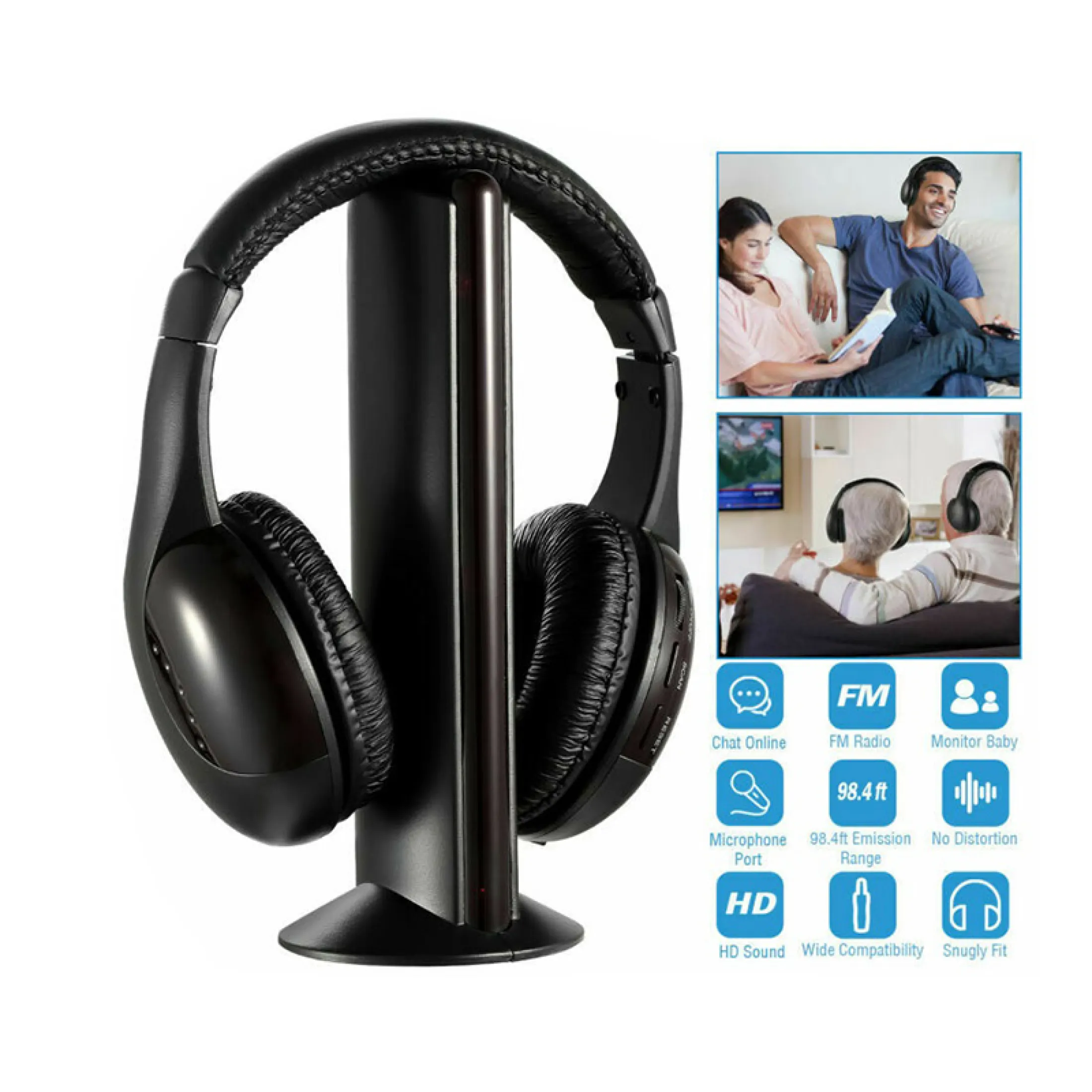 rf headset with microphone