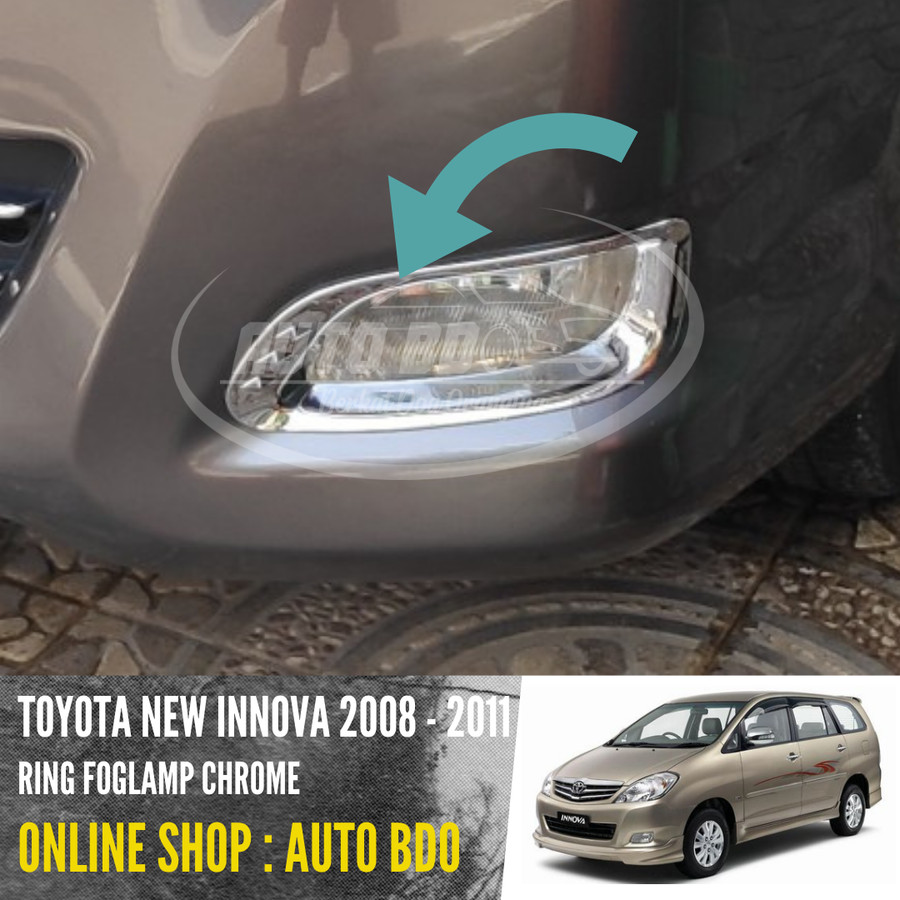 Ring Foglamp Fog Lamp New Innova 2008 - 2011 Chrome Harga 100,000 rupiah*Gratis Ongkir