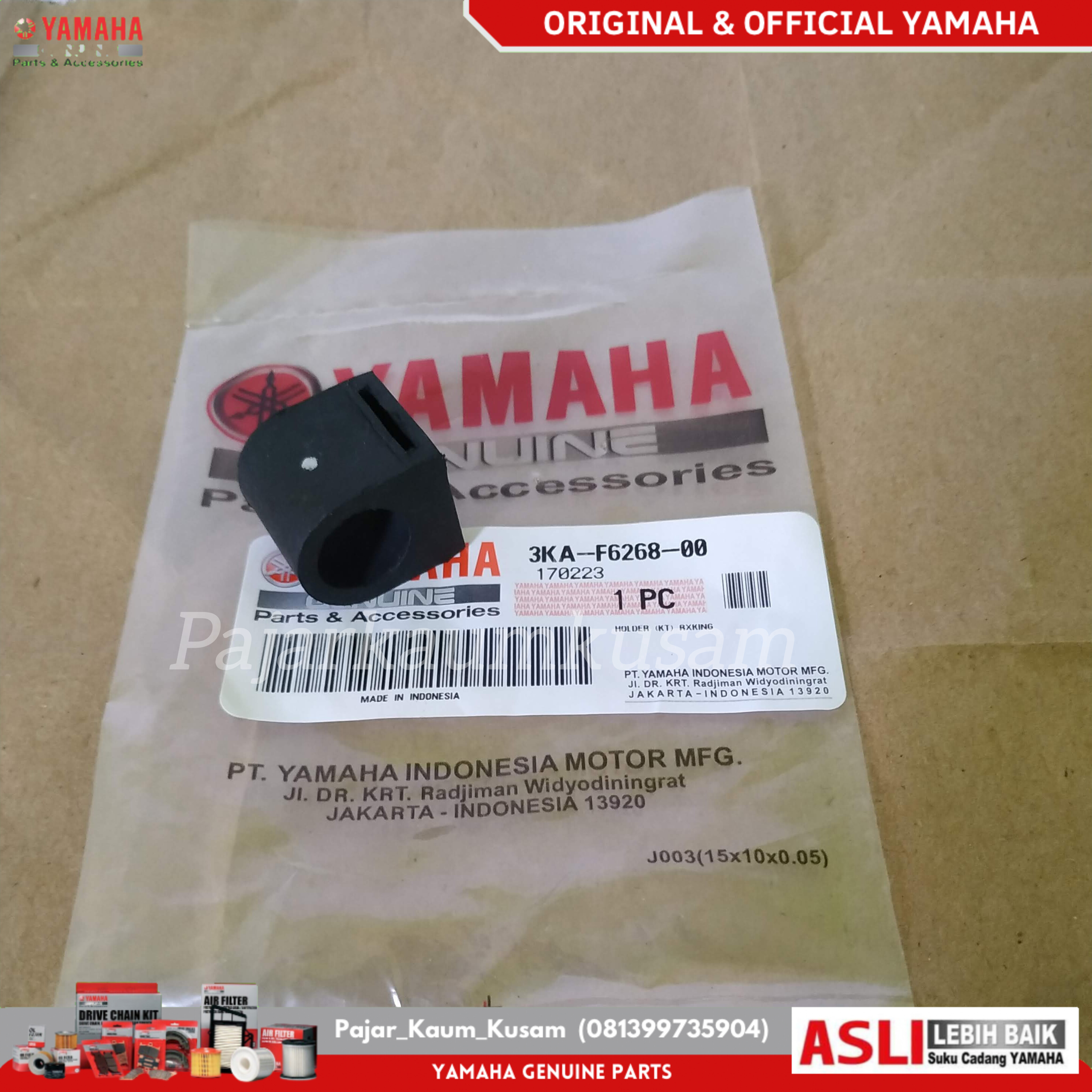 HOLDER KABEL GAS YAMAHA RX KING RXS ORIGINAL 3KA-F6268-00 HOLDER CABLE CONNECTOR Harga 25,000 rupiah*Gratis Ongkir