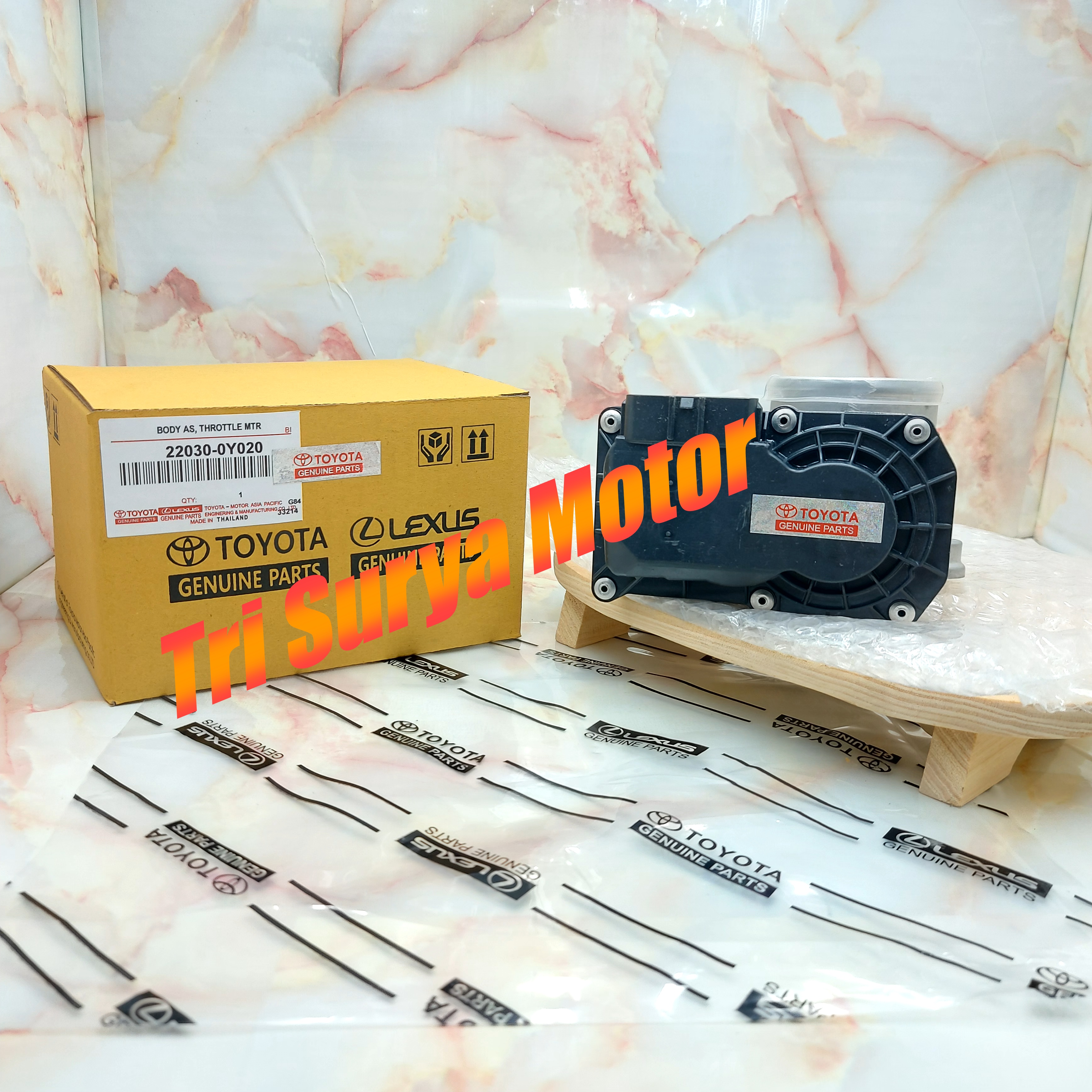 THROTTLE BODY TROTOL BODY TOYOTA GRAND NEW AVANZA/ NEW XENIA GREAT/SIENTA 2015 KEATAS 22030-0Y020 ORI BERGARANSI MOBIL Harga 850,000 rupiah*Gratis Ongkir