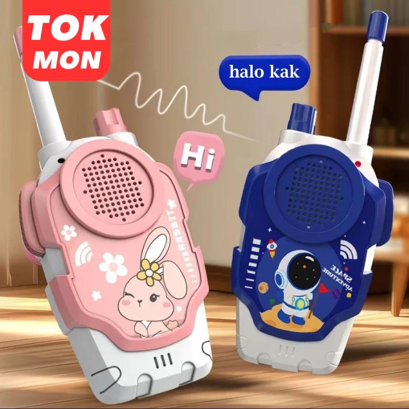 Long Range children wireless walkie talkie 500 meters educational kid toy phone 2PCs kids hadiah