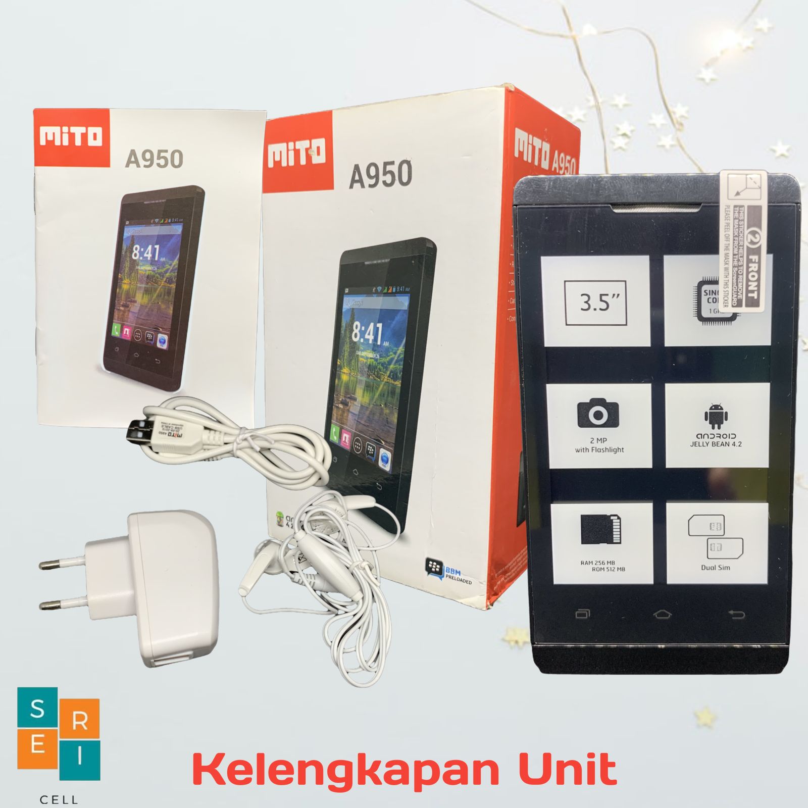 HP MITO Android A950 Promo Murah Cuci Handphone Feature Phones Harga 125,000 rupiah*Gratis Ongkir
