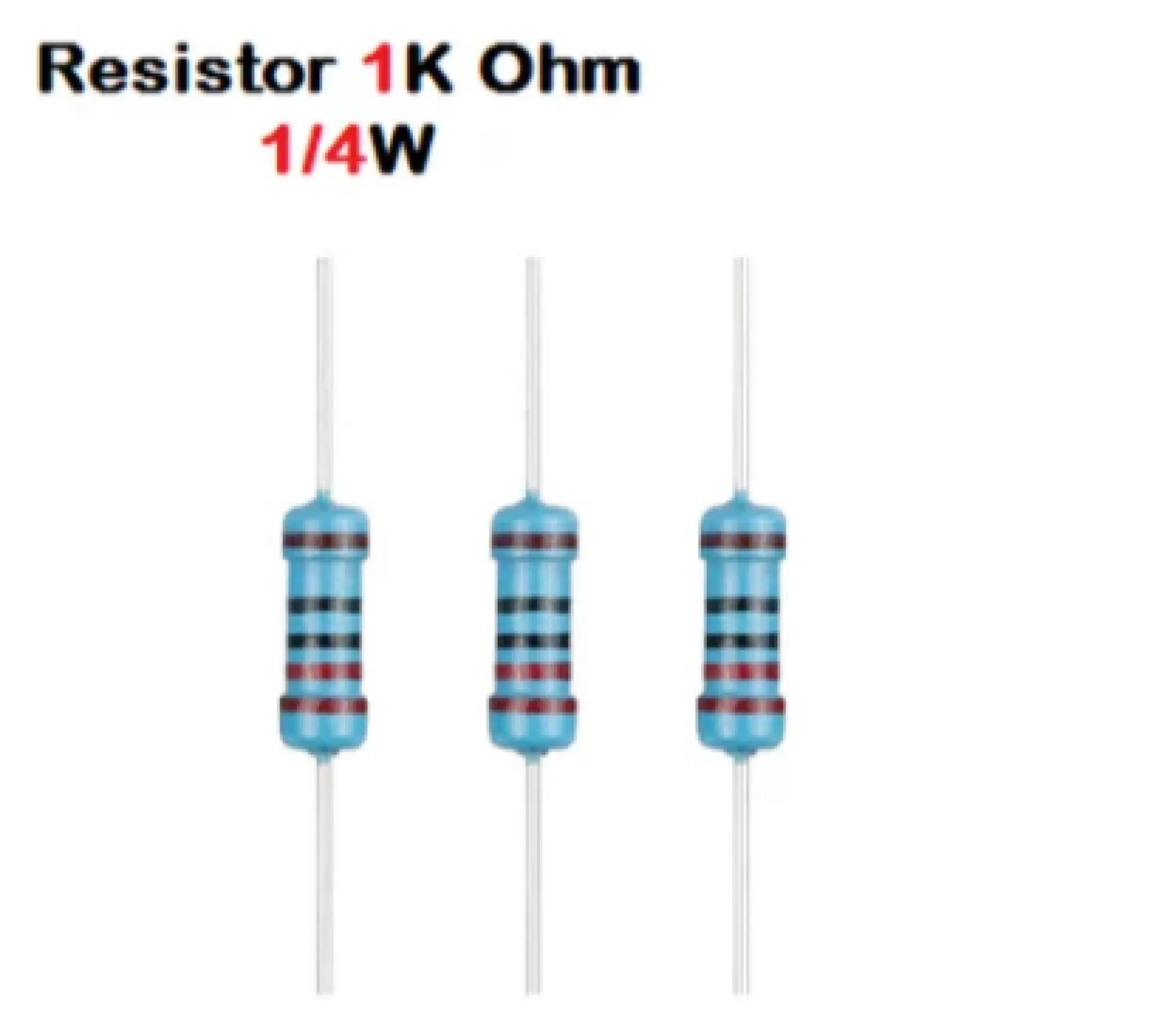 Resistor 1k Ohm 025w 25pcs Lazada Indonesia