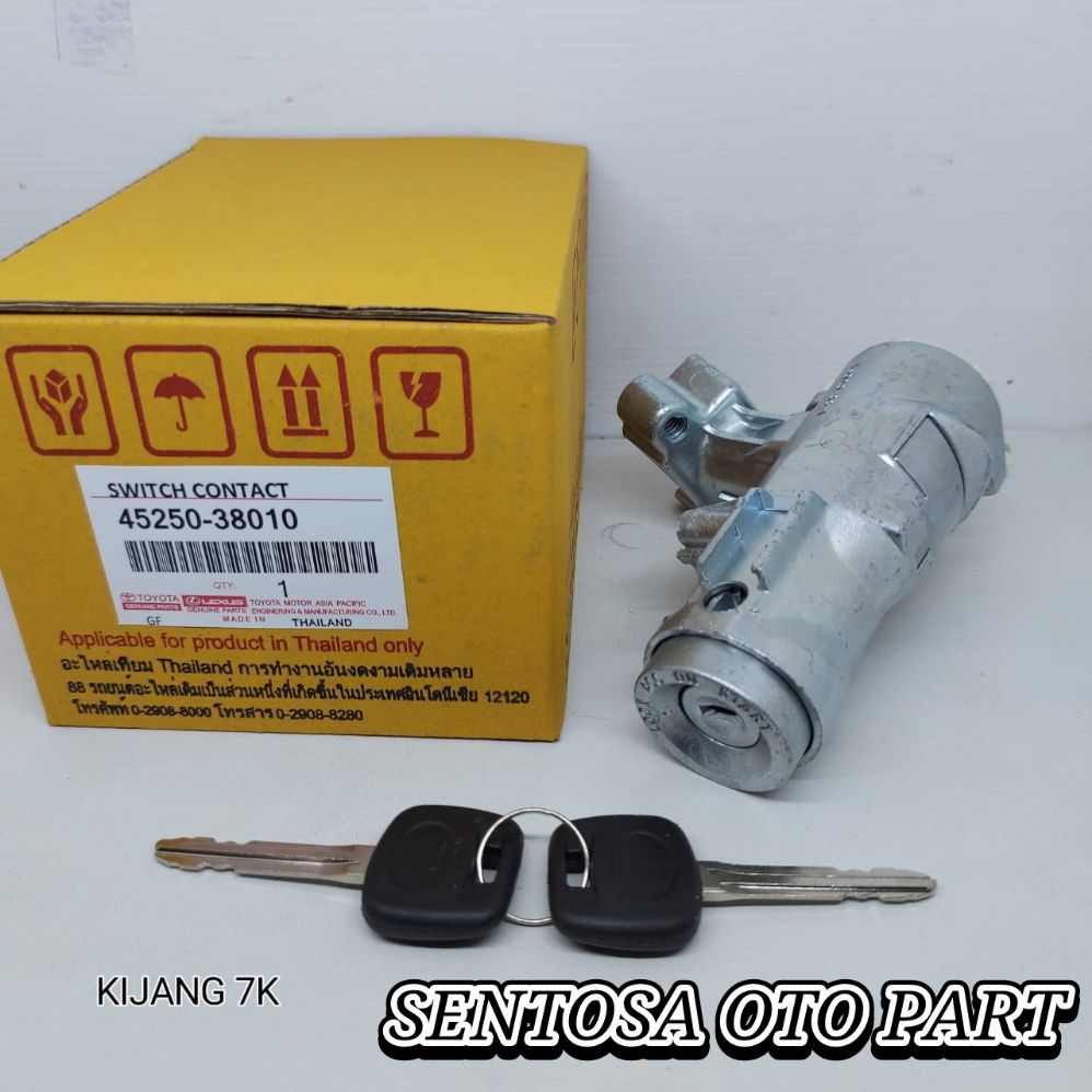 Switch Kunci Kontak Set Kijang Kapsul 7K Bensin Diesel 45250-38010 Original Harga 245,000 rupiah*Gratis Ongkir