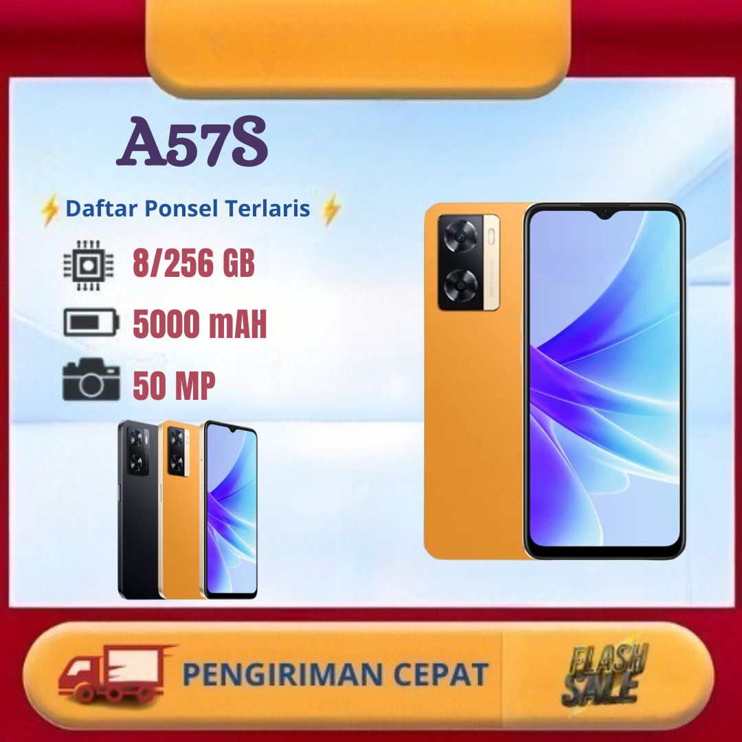A57S 4g Mobile Phone, 8/256Gb Ram, Full Set, 1 Year Warranty Harga  1,275,120 Ringgit*Penghantaran Percuma