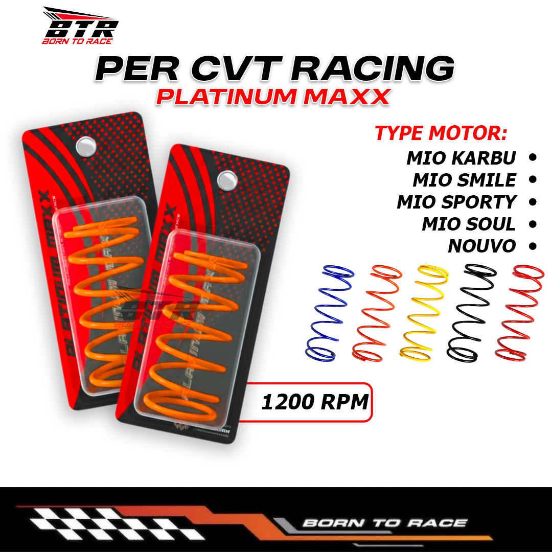 Per Cvt 1200 Mio Sporty-Mio Smile-Mio Karbu Per Cvt Platinum Maxx 1200Rpm Per Cvt Racing Harga 100,000 rupiah*Gratis Ongkir