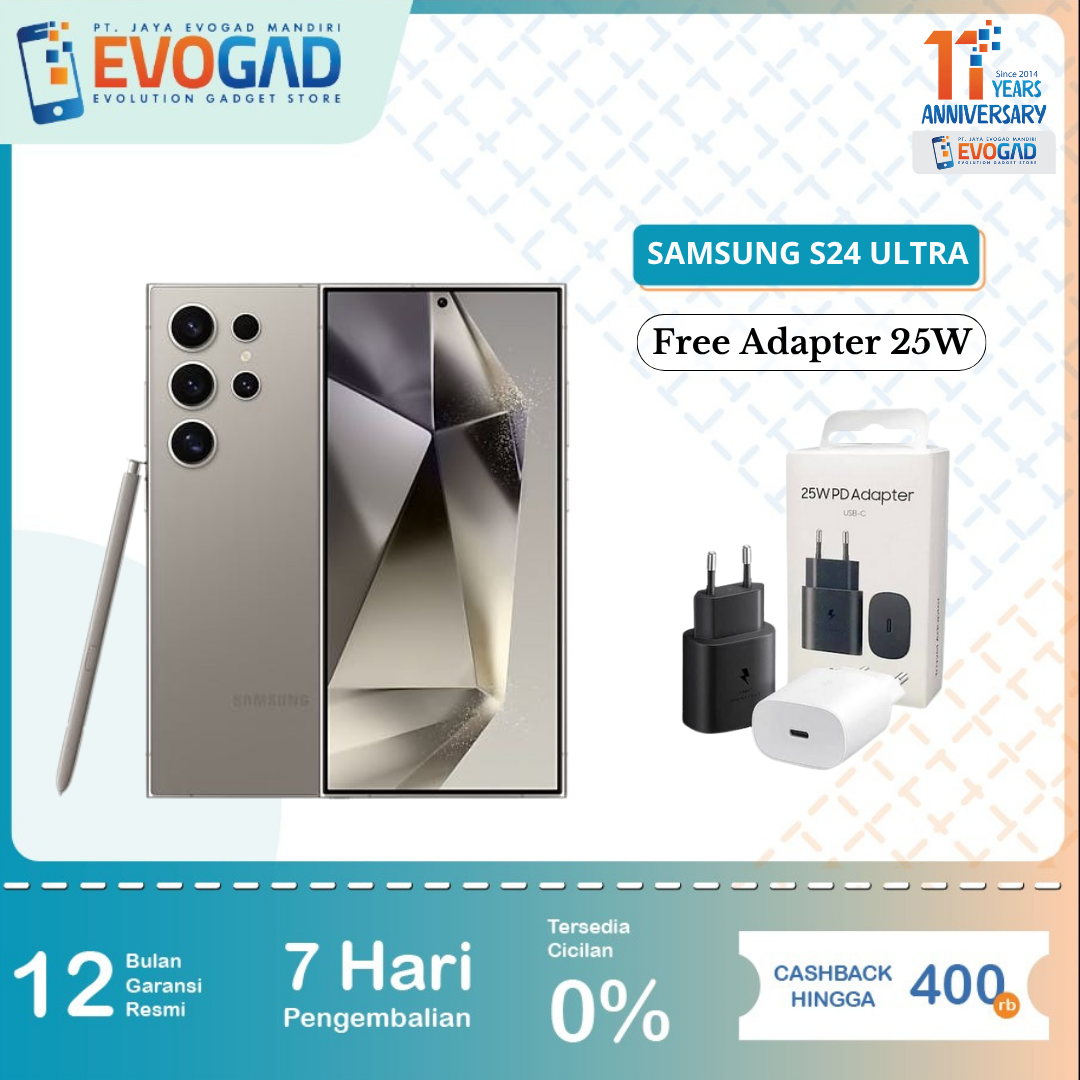 Samsung Galaxy S24 Ultra 5G 12/512GB & 12/1TB, Snapdragon 8 Gen 3 Harga  15,777,000 Ringgit*Penghantaran Percuma