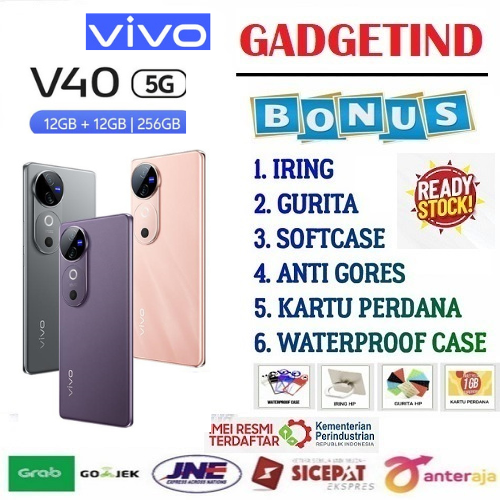 Sale Vivo V40 5g (12/256) Zeiss Professional Portrait, 5500Mah Battery+80W Flashcharge, Ip68+Ip69, Vivo Ai - Vv168Nrml Harga  4,650,000 Ringgit*Penghantaran Percuma