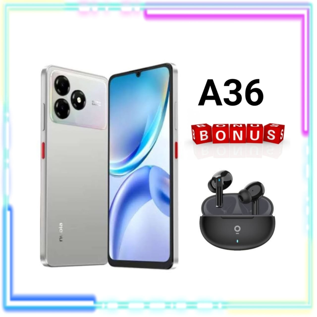 ZTE BLADE A36 4/64 NEW GARANSI RESMI Giá 1,049,000 Đồng*Miễn phí vận chuyển