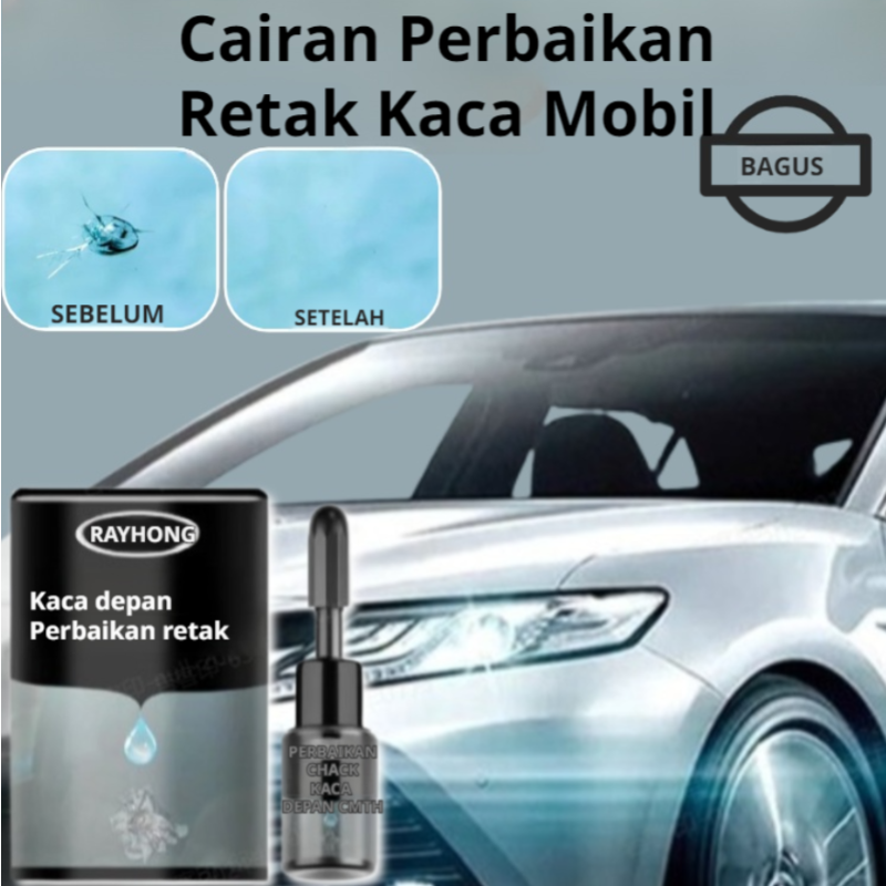 ⚡Pengiriman Cepat 24 Jam⚡ [Stok Tersedia] Lem Kaca Mobil Anti Retak Windshield Repair Kit/Perbaikan Retak Kaca Depan/Cairan Perbaikan Kaca Depan/20ml Lem Reparasi Kaca Mobil Motor/Nano Sealent Perawatan Mobil/Glass Crack Repair Adhesive Liquid Harga 50,595 rupiah*Gratis Ongkir
