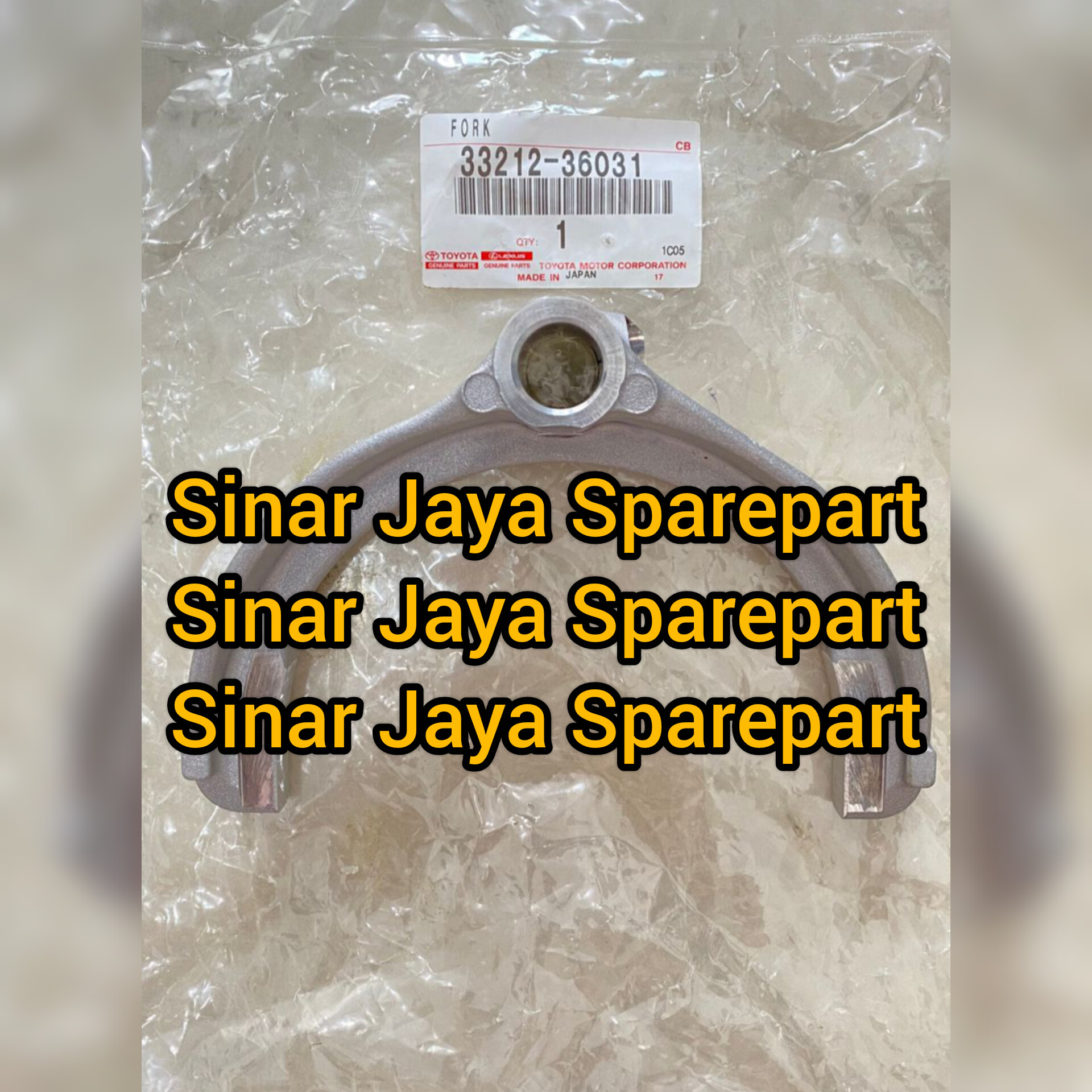 Shift fork/fork transmission/fork shift gear reverse & Gear 1 Toyota Dyna 110et 110ft 110st Hino Dutro 110hd 110md 110sd 110sdl original 33212-36031 Harga 1,770,000 rupiah*Gratis Ongkir