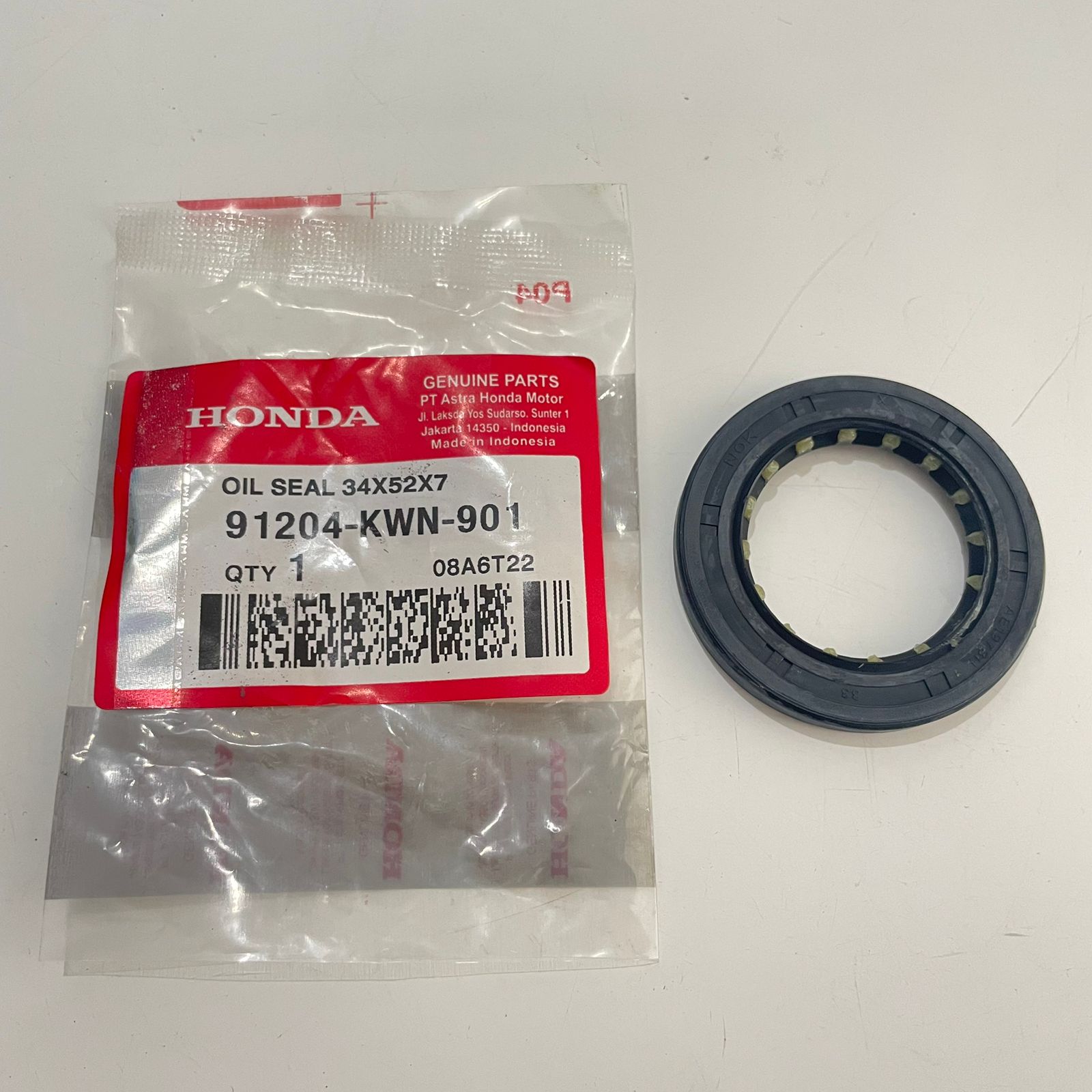 Oli Seal Sil As Roda Belakang Vario 125 150 PCX 34x52x7 91204-KWN-901 Berkualitas Harga 7,500 rupiah*Gratis Ongkir