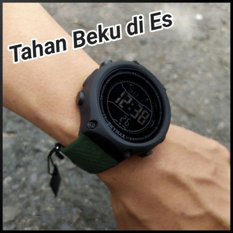 	 Best Seller !! Jam Tangan Pria Sky Max 45Yl Water Proof Bsa Di Bawa Berenang Jam Tangan Pria Sky Max 	