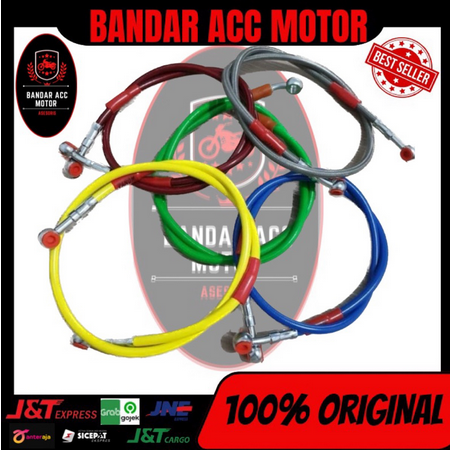 SELANG REM VARIASI SELANG REM MOTOR UKURAN 60 90 130 170 215 CM Harga 19,350 rupiah*Gratis Ongkir