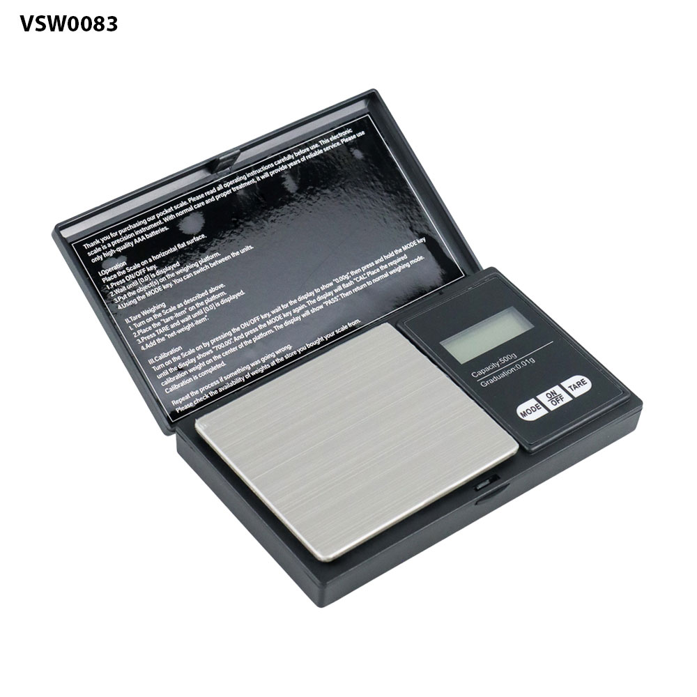 DS-18 500g x 0.01g Digital Pocket Precision Scale with Calibration Wei 