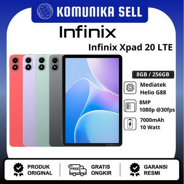 Infinix Xpad 20 4G - 8GB/256GB Giá 2,555,000 Đồng*Miễn phí vận chuyển