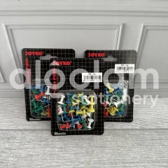 SATU PAD ( 30 PCS ) Push Pin Joyko PP-30 Jarum Tekan Joyko
