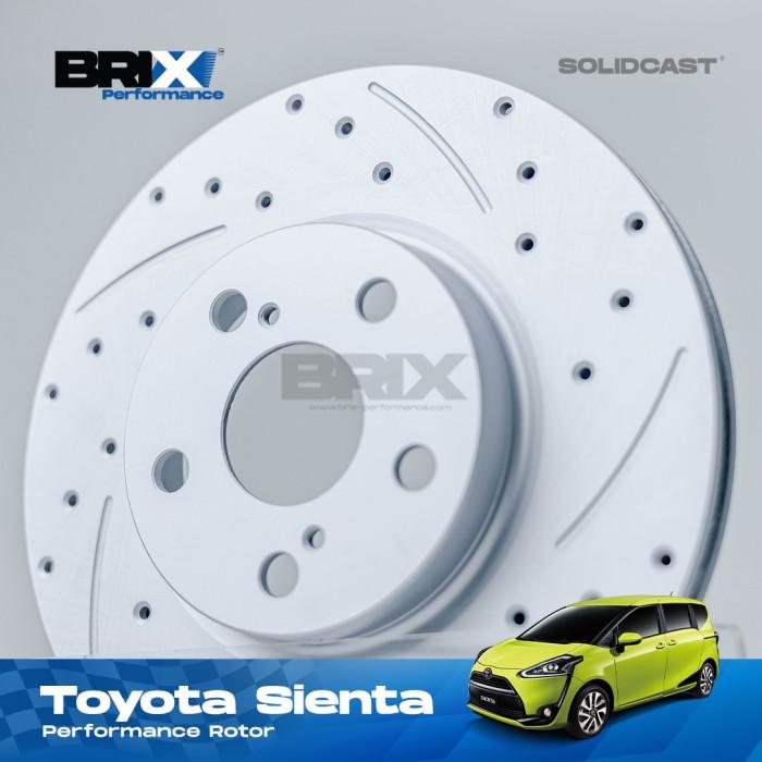 BRIX BRAKE DISC PIRINGAN REM DEPAN TOYOTA SIENTA ROTOR PERFORMANCE - KANR Harga 1,700,000 rupiah*Gratis Ongkir